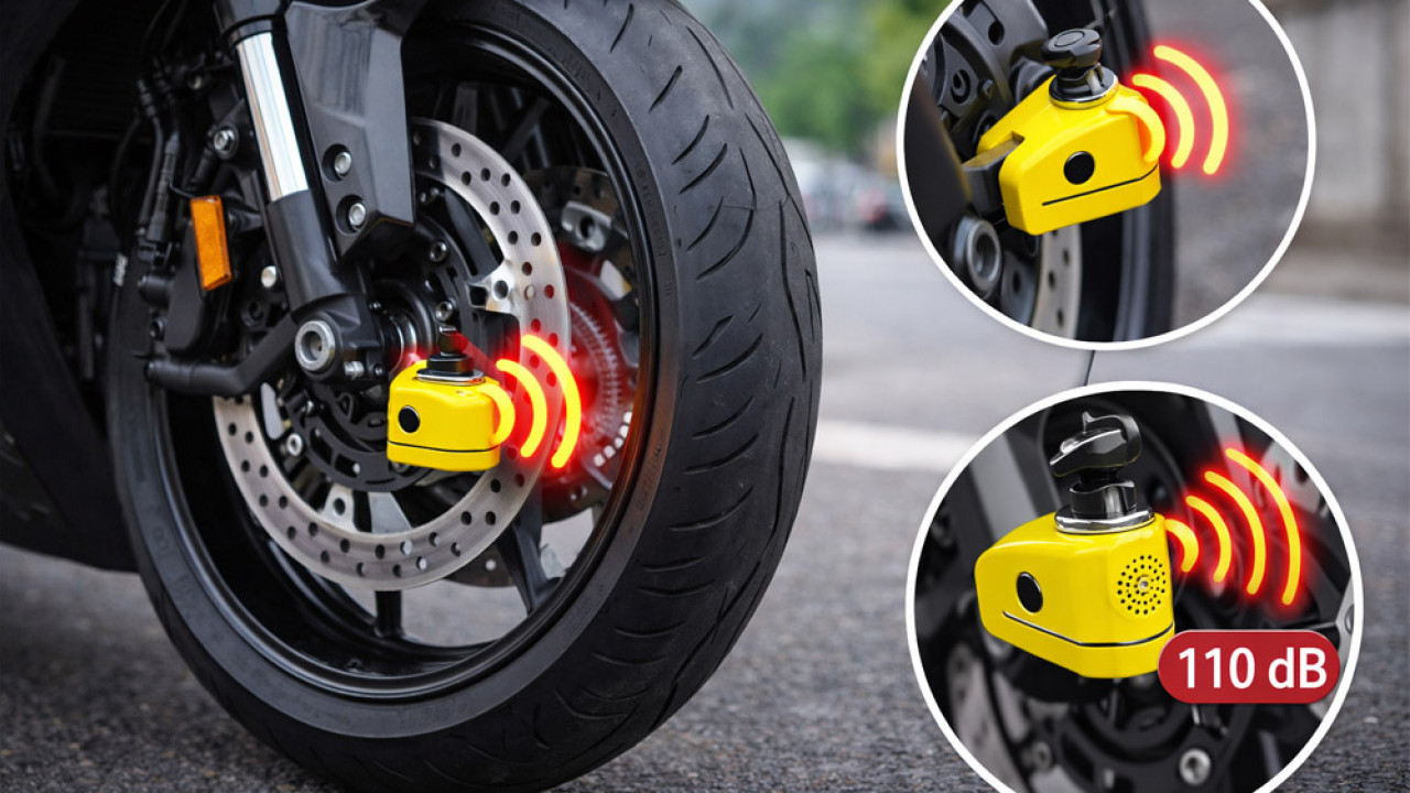 Disc Lock Alarm Motor: Pengaman Kecil yang Bikin Maling Auto Panik Saat Coba Sentuh Motor