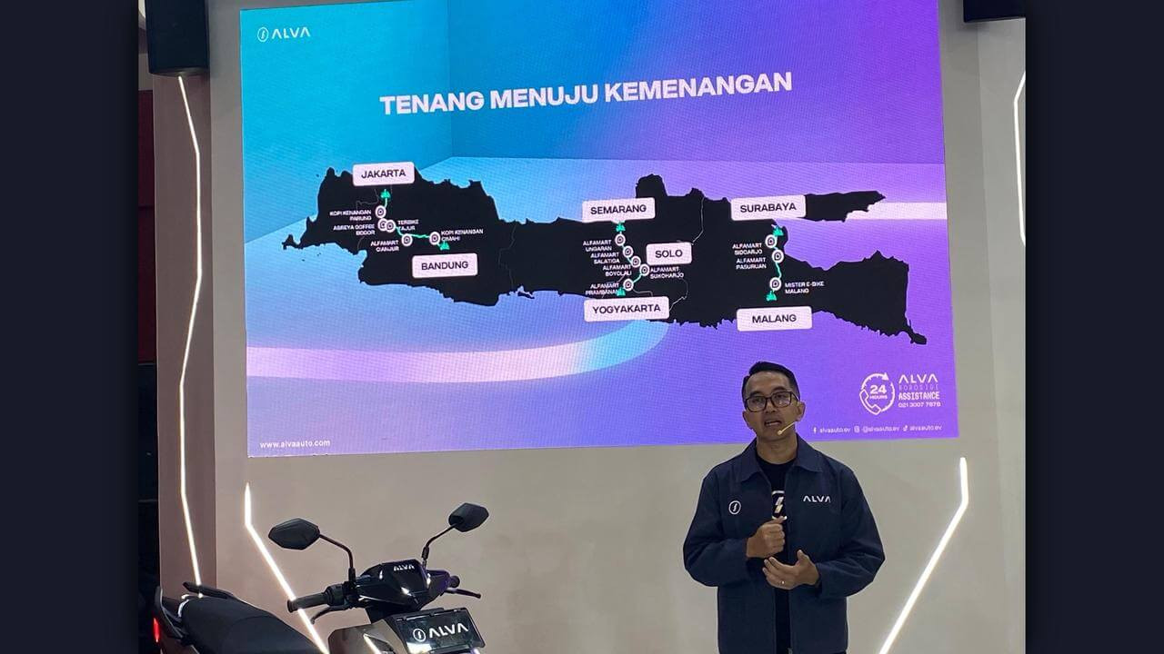 Mudik Pakai Motor Listrik Makin Tenang, ALVA Sediakan 180 Charging Station di 70 Lokasi 