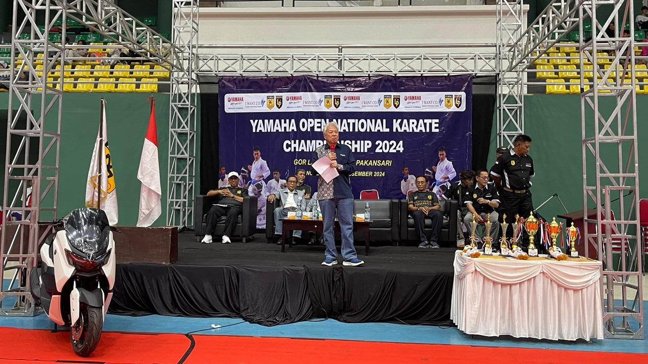 Diikuti Ribuan Peserta, Yamaha Sukses Gelar Kejurnas Karate di Cibinong