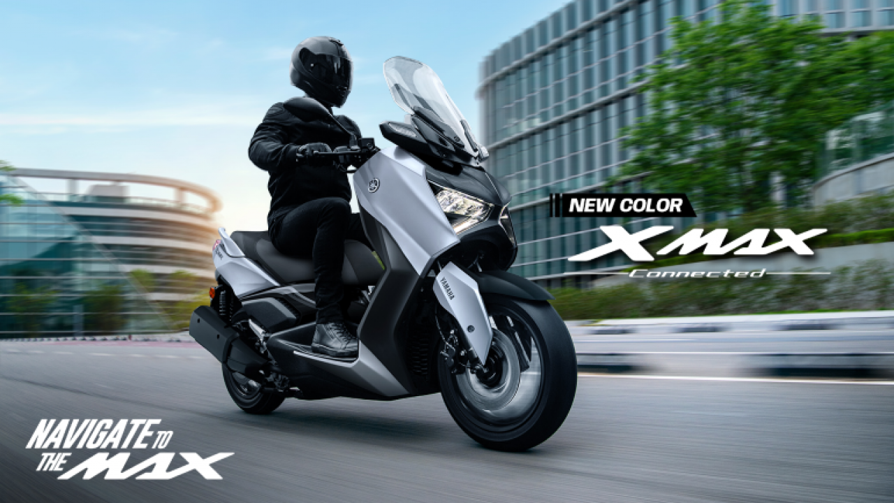 Tampilan Baru Yamaha XMAX Connected, Hadir Dengan Warna Lebih Elegan dan Sporty