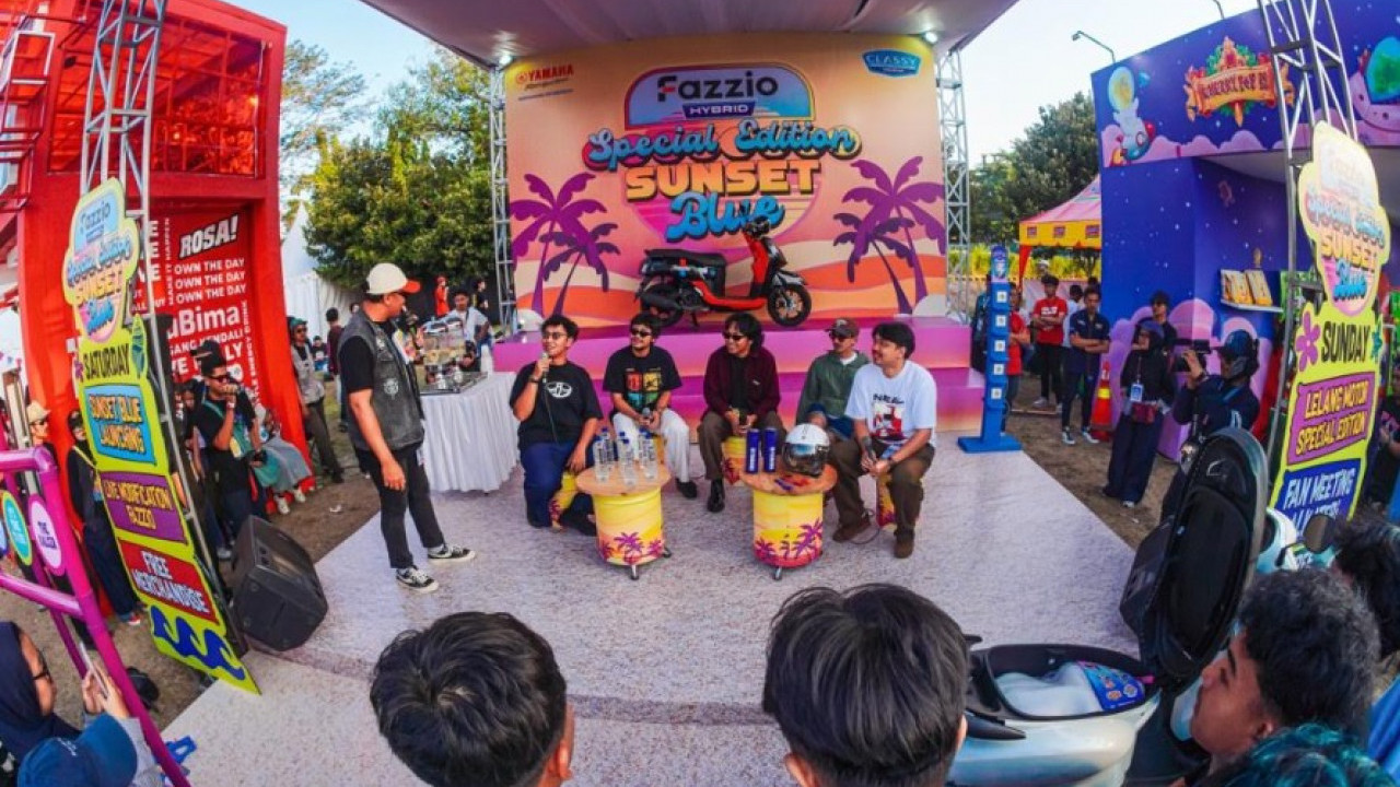 Fazzio Sunset Blue Curi Perhatian di Cherrypop 2026, Yamaha Bawa Banyak Aktivitas Seru
