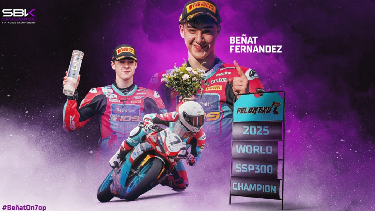 Benat Fernandez Raih Gelar Juara Dunia WorldSSP300 2025, Sejarah Baru untuk Pabrikan Cina