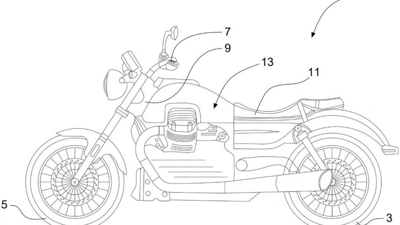 Moto Guzzi Siapkan Motor Cruiser Berteknologi Hybrid, Yuk Intip Bocorannya!