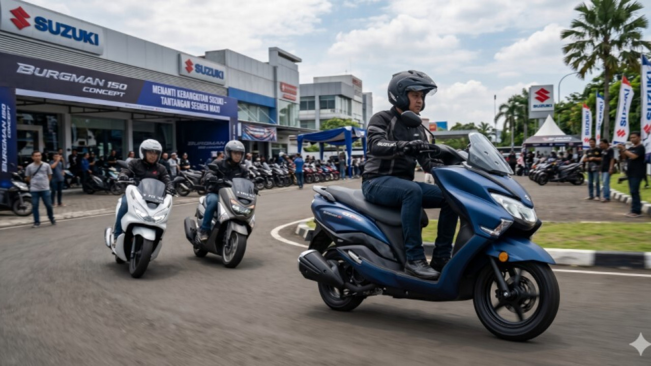 Suzuki Siapkan Skutik 150cc Baru? Inilah Prediksi Spesifikasi dan Peluangnya Patahkan Dominasi Rival