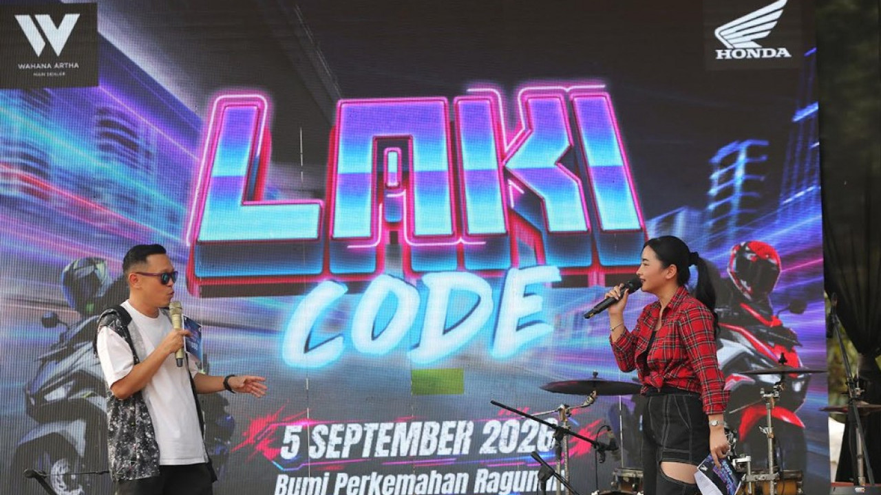 Ribuan Member Komunitas Honda Meriahkan Honda Laki Code di Buper Ragunan
