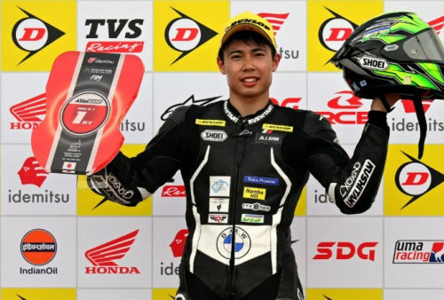 Begini Cara Pembalap Jepang, Sho Nishimura Raih Podium di Race 1 ARRC Motegi 2024