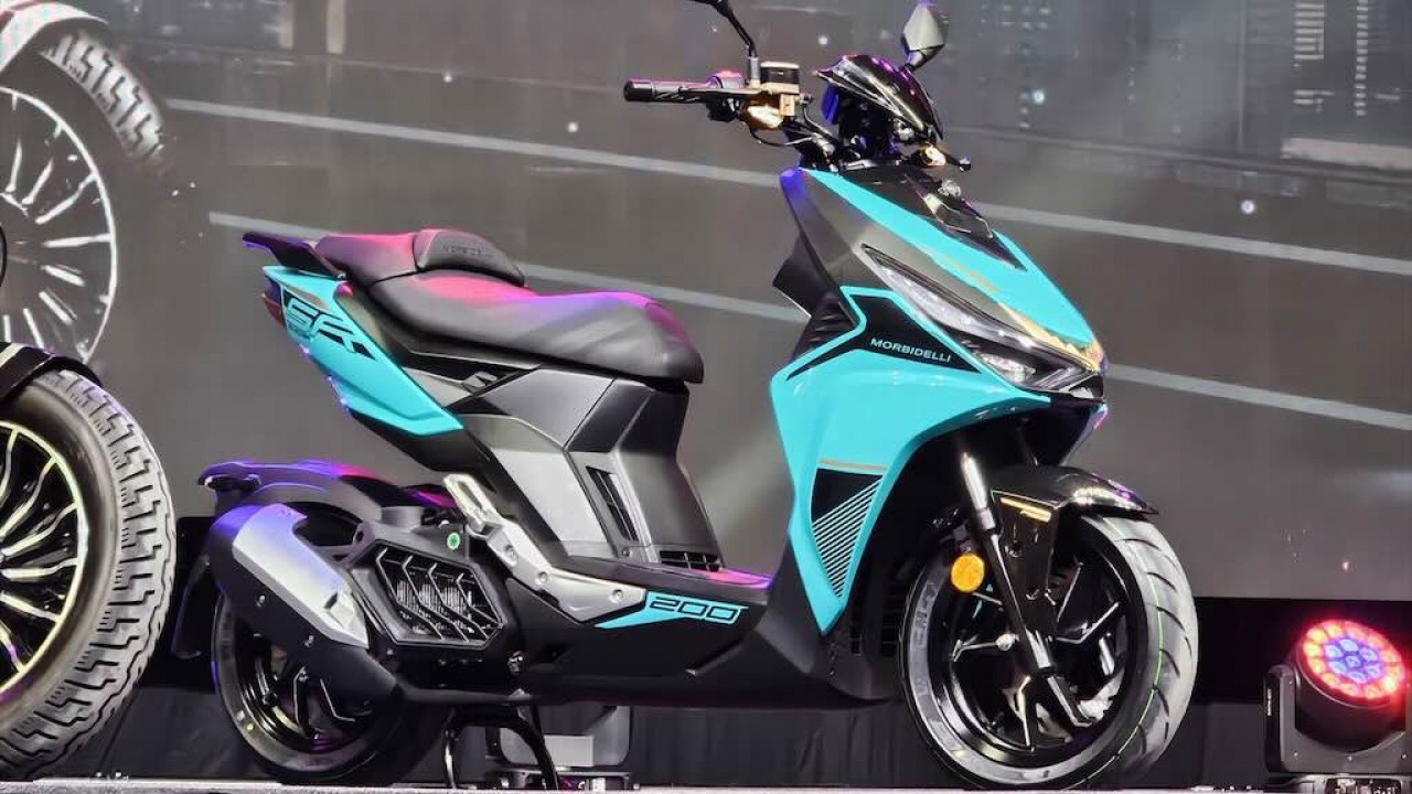 Morbidelli SC200SR Resmi Meluncur di Malaysia, Skuter Bergaya Sporty dengan Fitur Modern