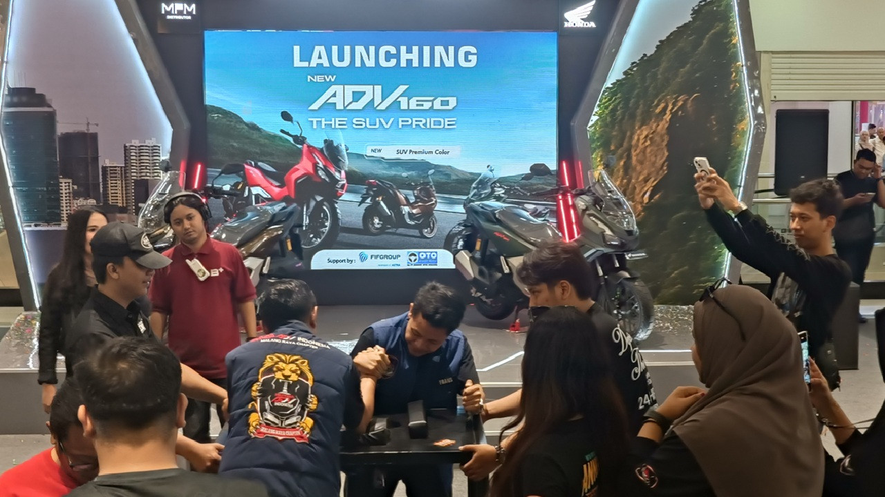 Test Ride Hingga Gathering Komunitas Meriahkan Public Launching New Honda ADV160 di Malang