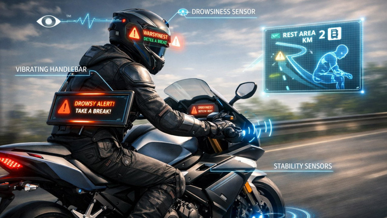 Motor dengan Mode Anti Ngantuk, Beneran Ada di Masa Depan atau Sudah Tahap Pembuatan?