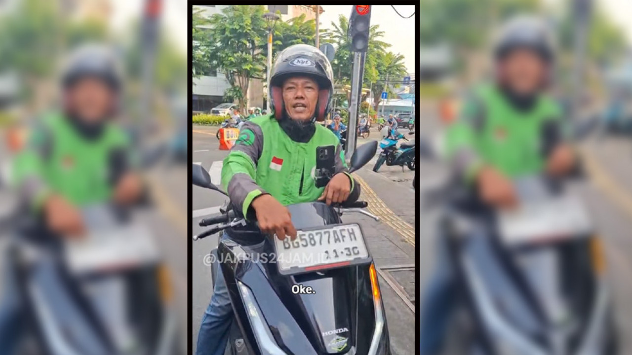 Viral Driver Ojol yang Menantang Saat Lawan Arah, Begini Respons Gojek