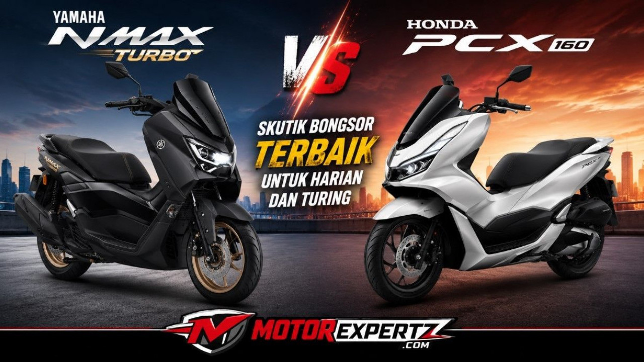 Honda PCX 160 vs Yamaha NMAX Turbo: Mana Skutik Bongsor Terbaik untuk Harian dan Turing?