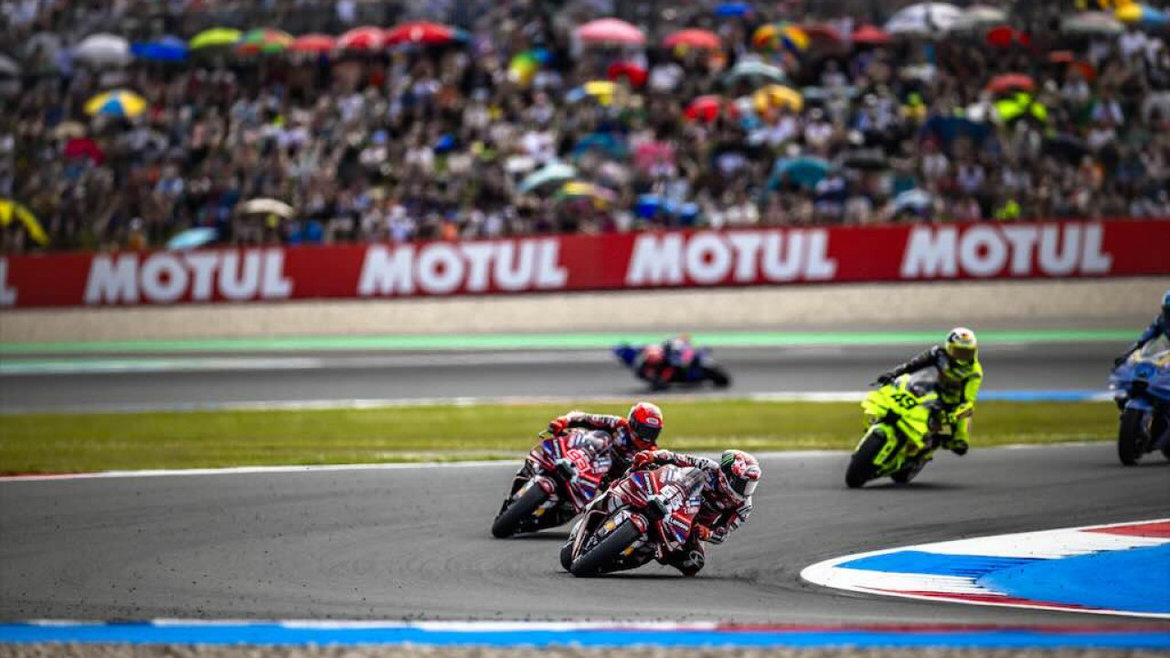 Ducati Pulang dengan Hasil Pahit di Assen, Marc Marquez Ketujuh dan Bagnaia Gagal Finis