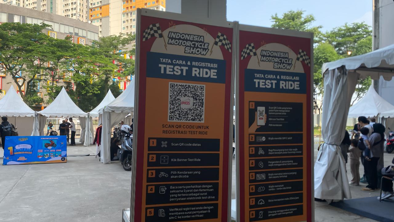 Cara Ikut Test Ride di IMOS 2025, Ini Syarat dan Aturannya!