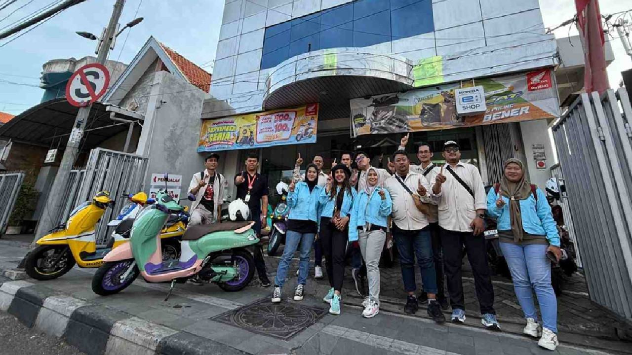 City Riding Seru Bareng Honda Scoopy, MPM Honda Jatim Ajak Jurnalis Rasakan Kenyamanan Berkendara