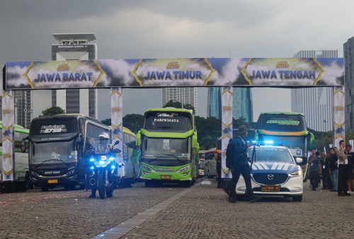 Wahana Makmur Sejati Dukung Mudik Aman dan Nyaman Bersama Polri, 1.117 Unit Kendaraan Berangkat Bersama Konsumen Honda!