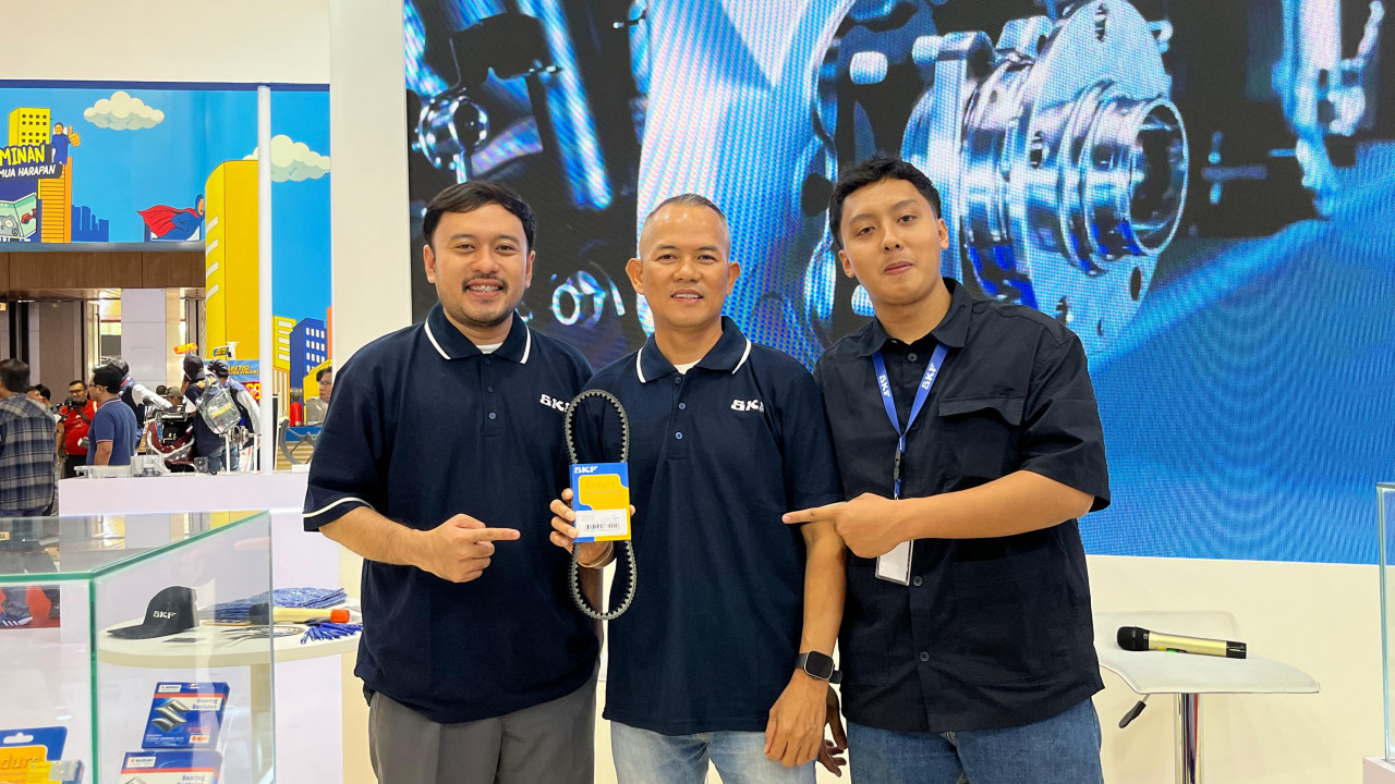 SKF Indonesia Tawarkan Pilihan Bearing dan CVT Belt di IMOS 2025 