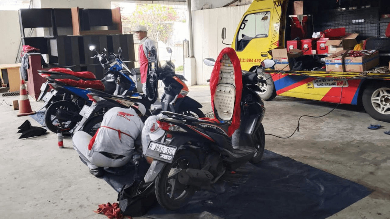 Dukung Mobilitas Jurnalis, Wahana Honda Hadirkan Layanan Servis Motor Keliling 