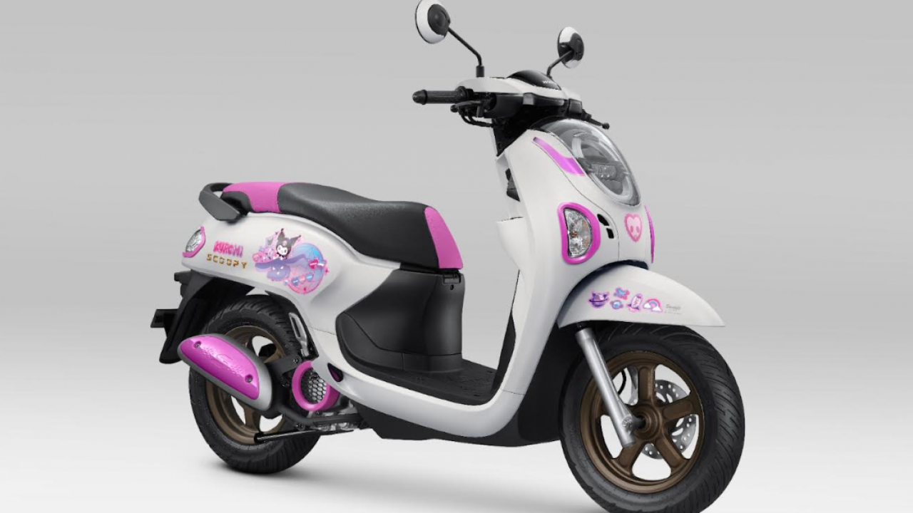 Imut Banget! AHM Rilis Honda Scoopy Kuromi Limited Edition, Ini Bedanya dengan Varian Standar