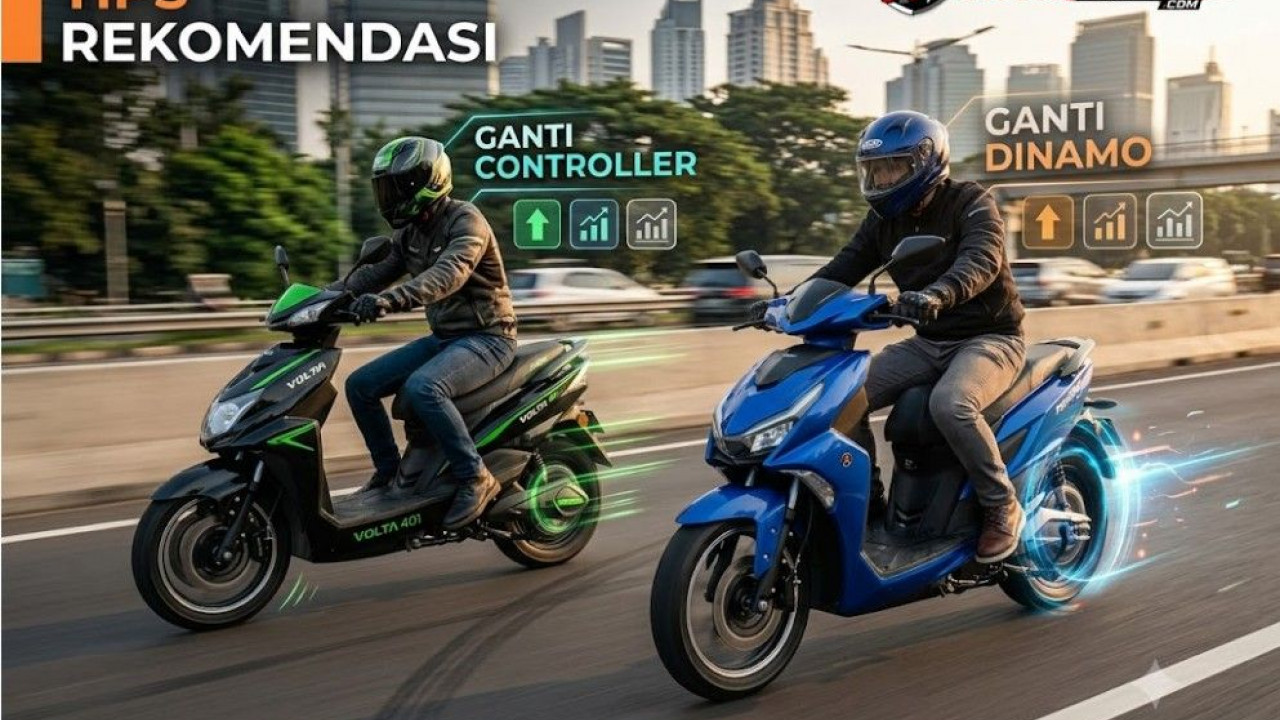 Ganti Controller vs Ganti Dinamo? Upgrade Motor Listrik Volta & Polytron Paling Efektif