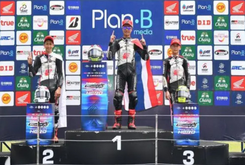 Podium Perdana di Thailand Talent Cup 2024, Muhammad Badly Ayatullah Massorong Cetak Sejarah!