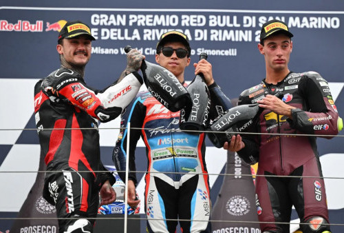 San Marino Jadi Milik Ogura! Naik ke Puncak Klasemen Moto2