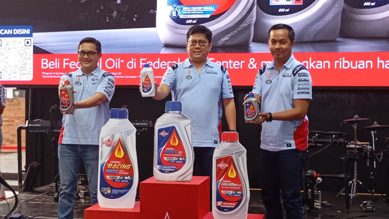 Lengkapi Ragam Pelumas Motor Matik dan Manual, Federal Oil Mengebrak Dengan Oli Sintetik Terbaru 