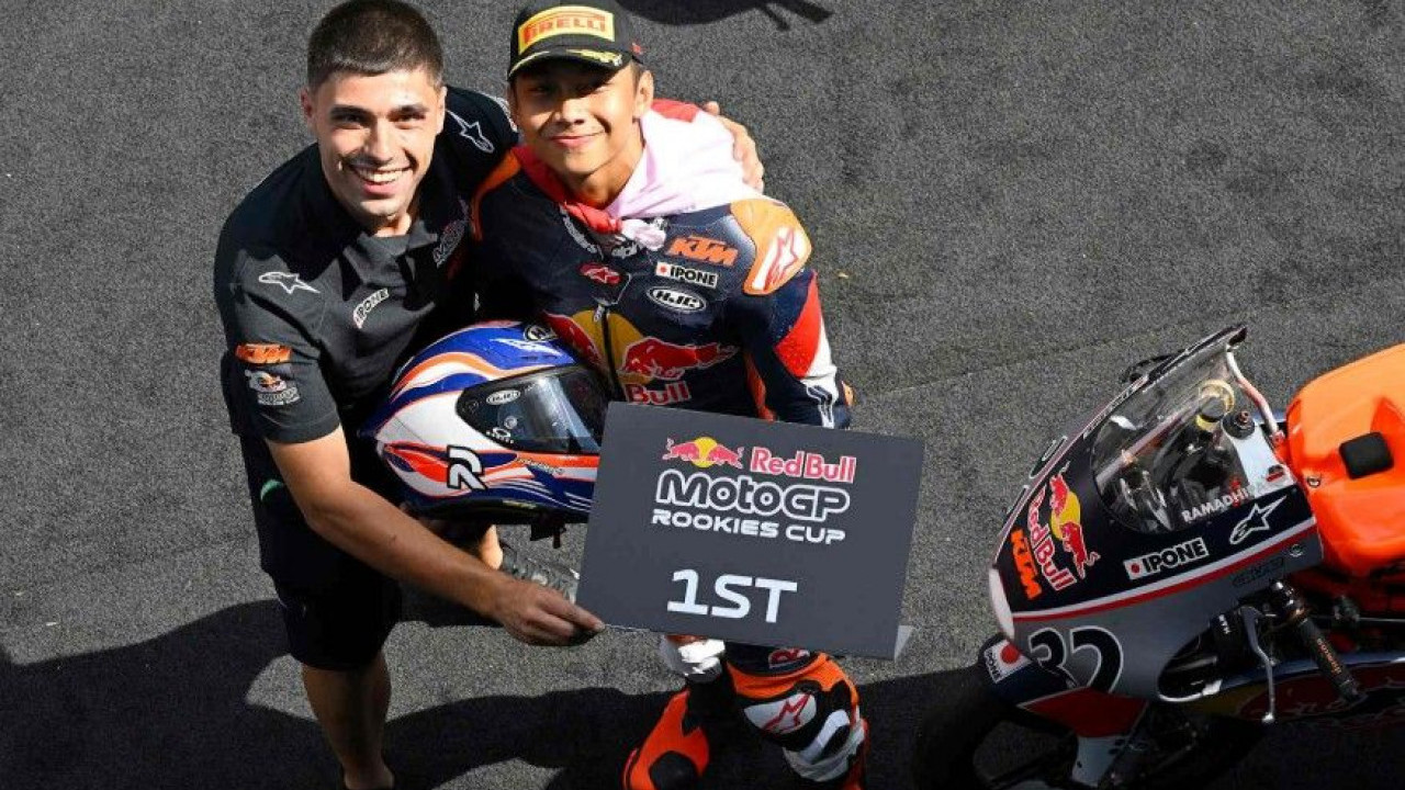 Bikin Bangga, Kiandra Ramadhipa Juarai Red Bull MotoGP Rookies Cup 2026 Jerman