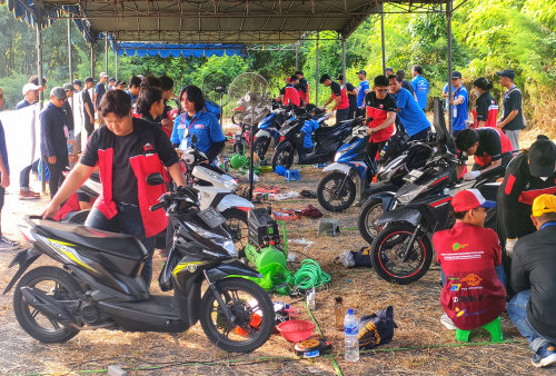 Motor Matic Anda Terkena Banjir? Jangan Di Tunda Sob Langsung Bawa Ke Bengkel