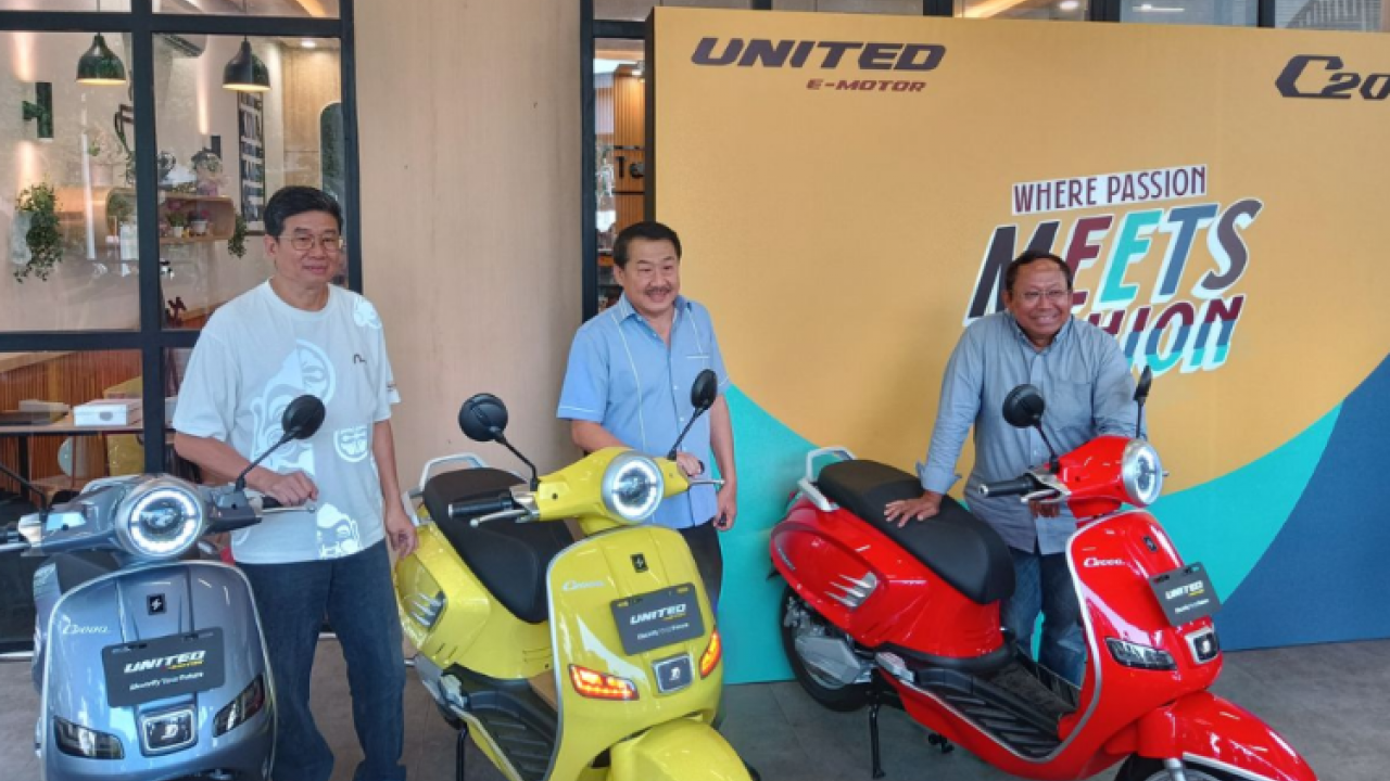 Motor Listrik United E-Motor C2000 Resmi Meluncur, Ada Potongan Subsidi Hingga Rp 7 juta!