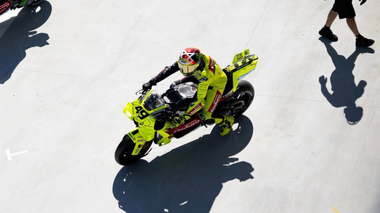 Fabio Di Giannantonio Gagal Finis di Sprint MotoGP Aragon, Kehilangan Grip Picu Kecelakaan