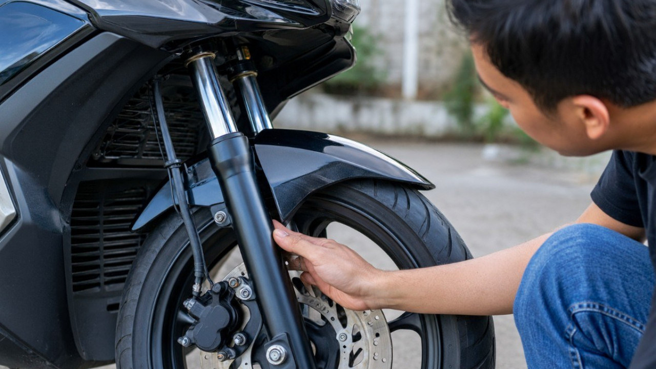 Awas Makin Parah, Shockbreaker Depan Motor Bunyi Jeduk Bisa Disebabkan Komponen Ini