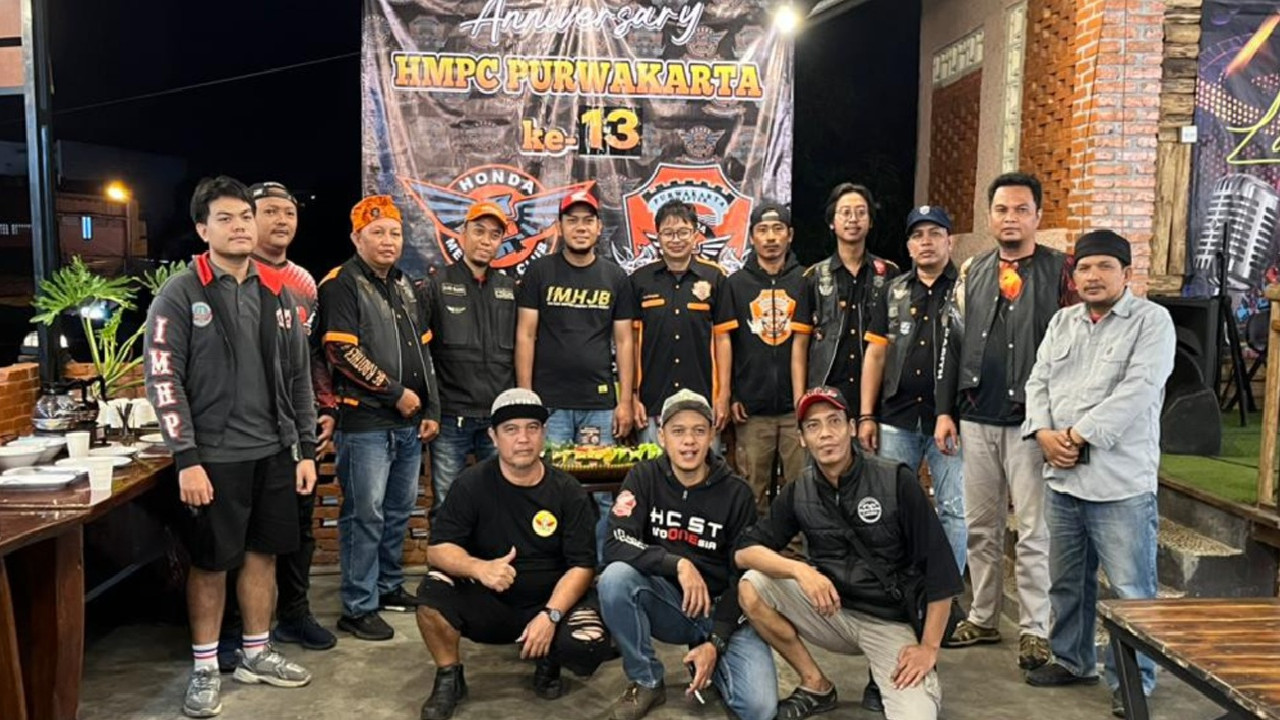Komunitas Honda Mega Pro Club Purwakarta Rayakan 13 Tahun Solidaritas dan Kebersamaan di Dunia Otomotif