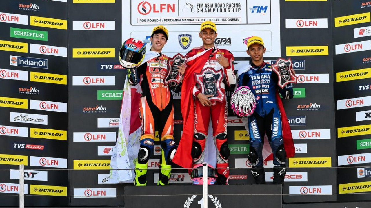 Geber Honda CBR250RR, Irfan Ardiansyah Sukses Kunci Podium Juara AP250 ARRC Mandalika 2026