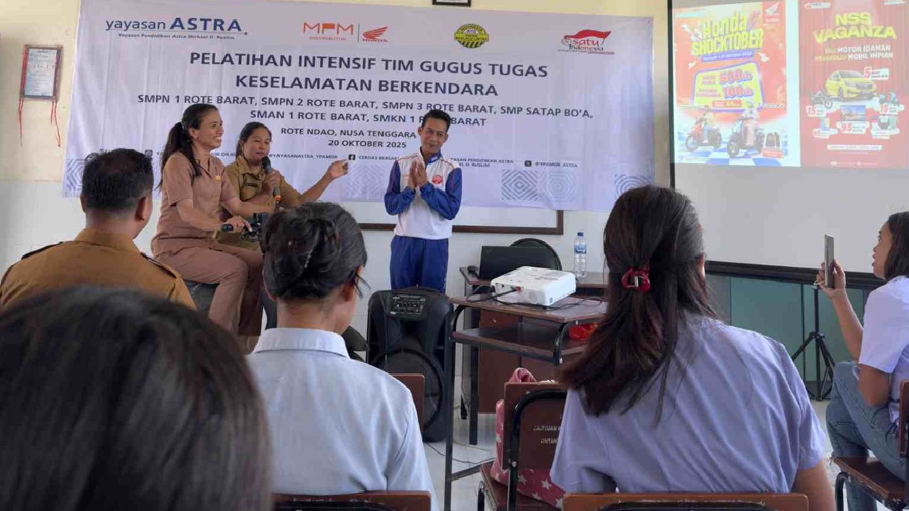 Komitmen MPM Honda Jatim Wujudkan Keselamatan Berkendara bagi Guru di NTT