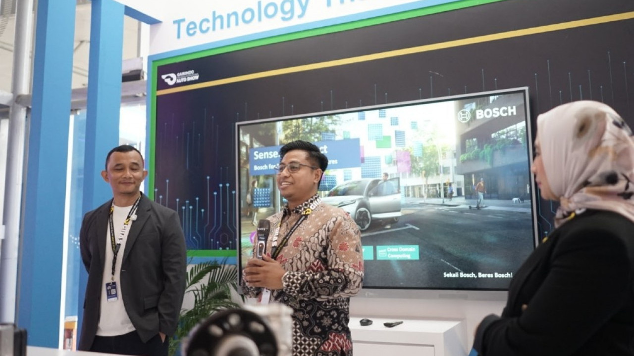 Kendaraan Masa Depan Mesti Pintar Kenali Risiko, Gaikindo dan Bosch Pamerkan Fitur Keselamatan Canggih di GIIAS 2026