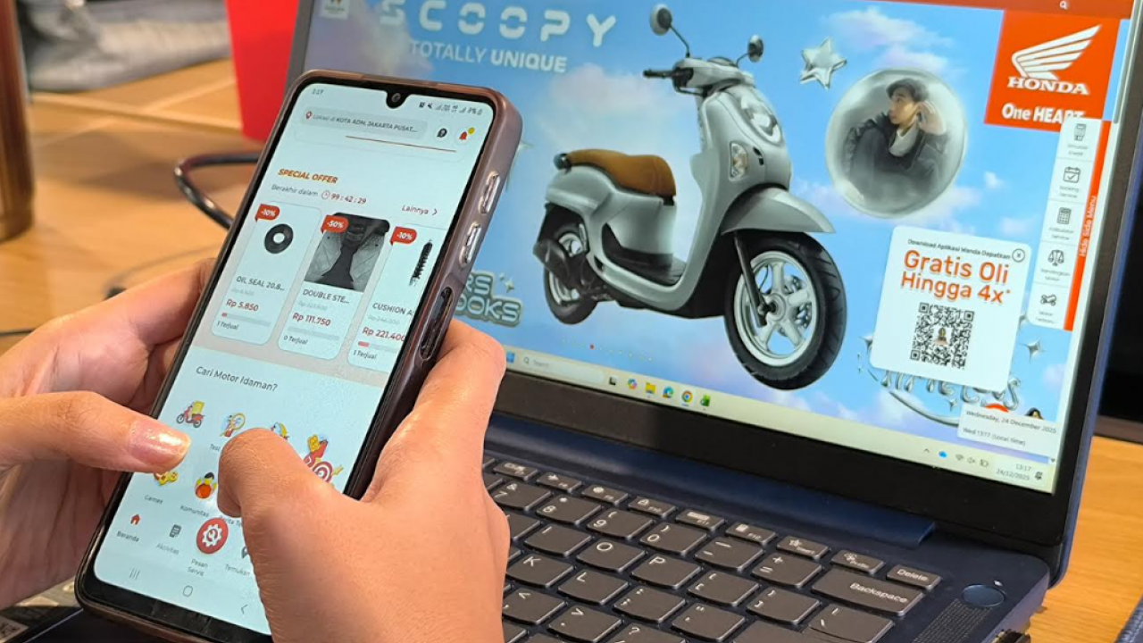 Wahana Honda Hadirkan Update Aplikasi WANDA, Tampilan Makin Segar dan Modern