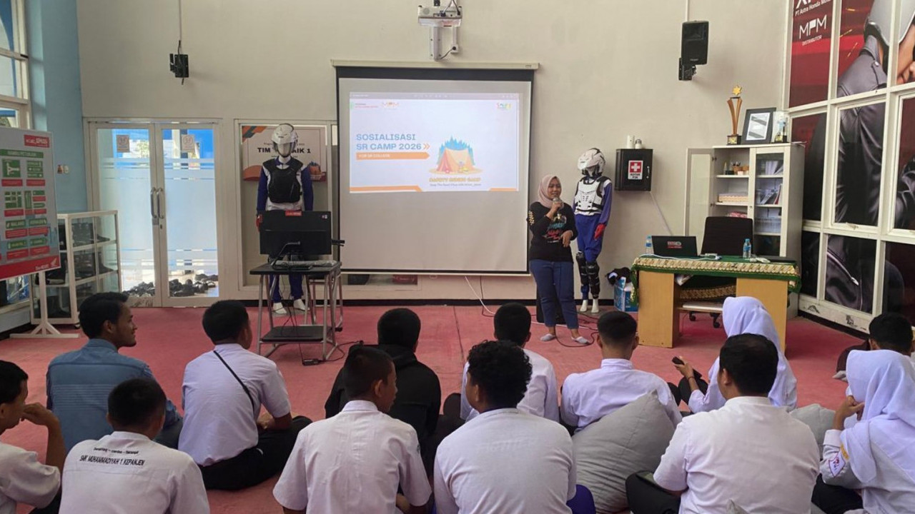 Safety Riding Camp 2026 Disosialisasikan MPM Honda Jatim, Siswa SMK Disiapkan Jadi Duta Keselamatan Berkendara