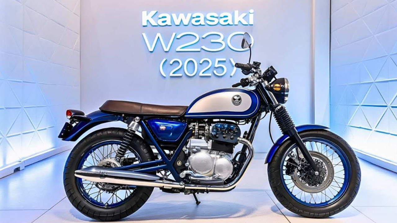 Kawasaki W230 2025: Retro Modern yang Bikin Rider Makin Ganteng di Jalan