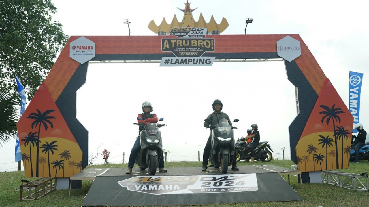 Perdana Digelar, 400 Bikers Meriahkan Maxi Yamaha Day di Lampung