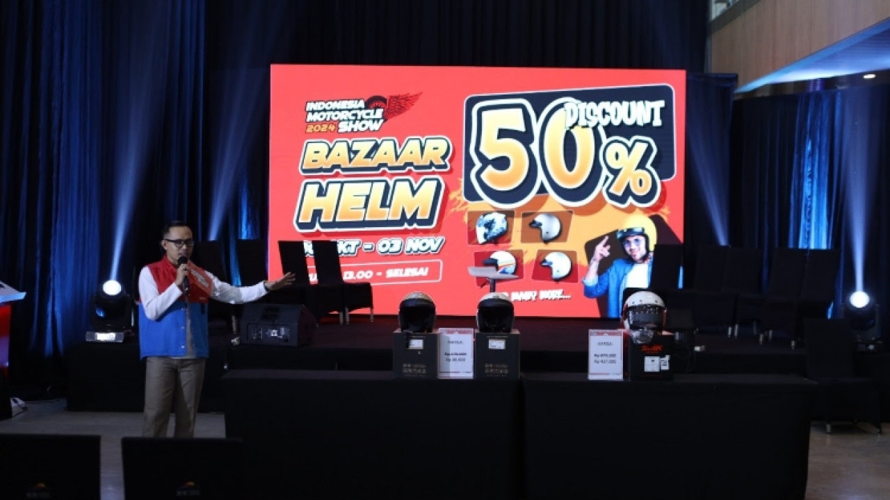 IMOS 2024 Hadirkan Live Quiz dan Bazar Helm, Ada Diskon Hingga 50%