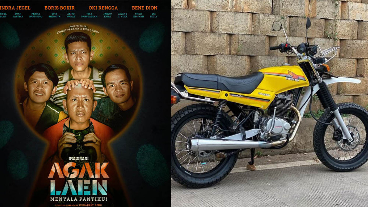 Film Agak Laen: Menyala Pantiku Tampilkan Honda Win 300, Motor Legendaris yang Dipakai Indra Jegel