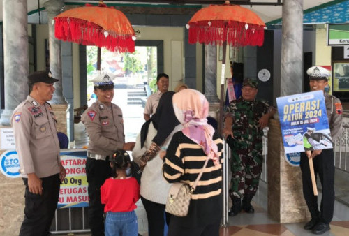 Gak Cuma Jalan Raya, Satlantas Polres Purbalingga Gelar Patroli Operasi Patuh 2024 Hingga ke Objek Wisata