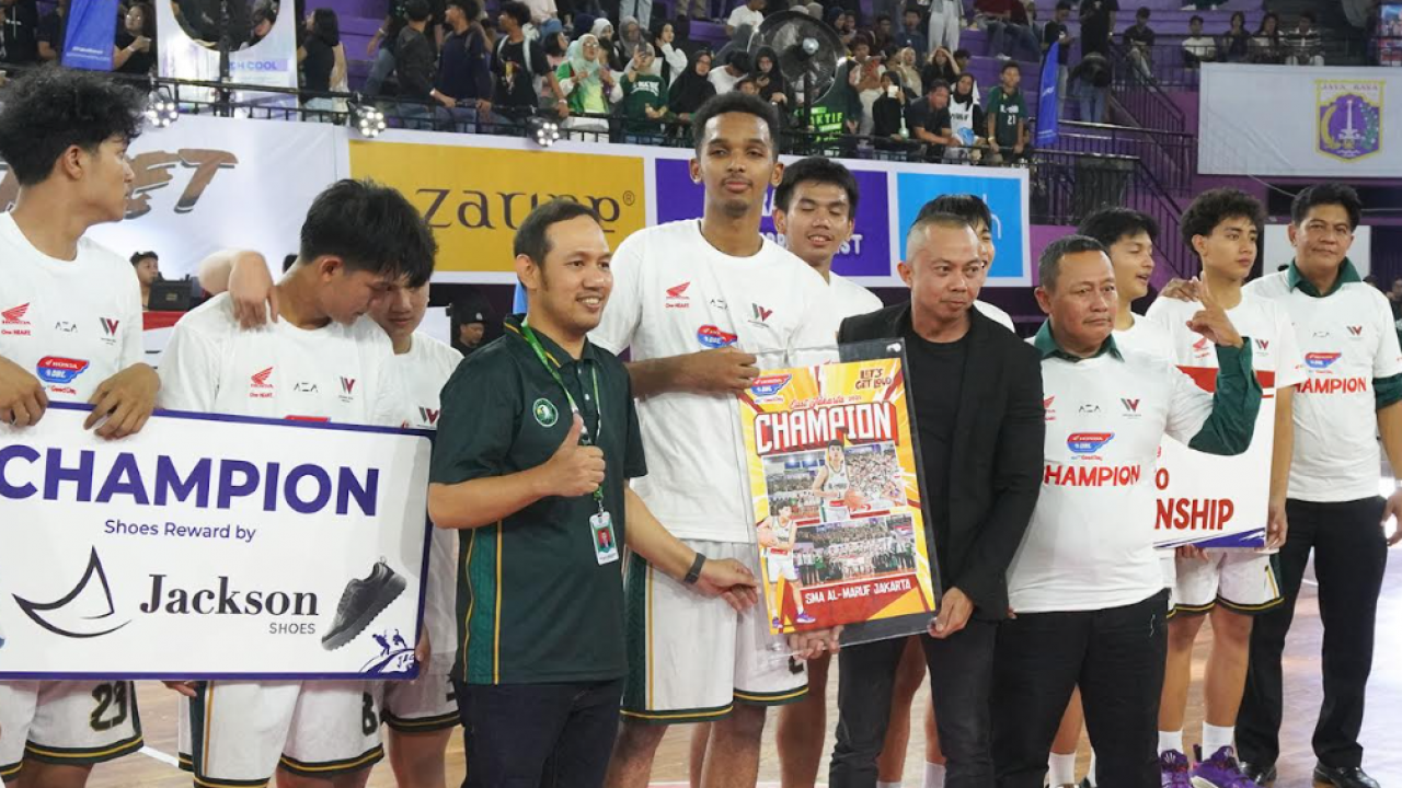 Ukir Sejarah! SMA Al-Maruf Raih Double Winner di Honda DBL 2025 Jakarta East Region