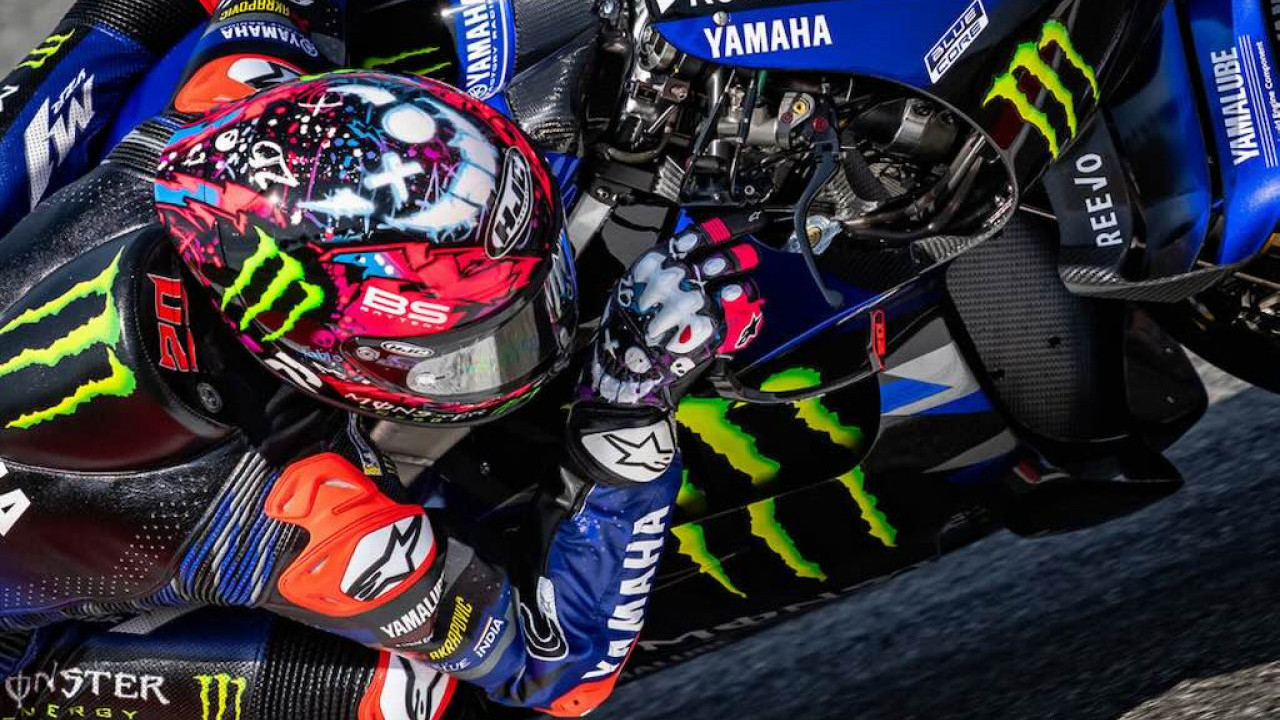 HJC Hadirkan Helm Fabio Quartararo Funky Diablo, Terinspirasi MotoGP Catalunya 2025