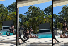 Influencer Ini Mampu Lakukan Backflip dengan Motor KTM 500 EXC-F di Pinggir Kolam