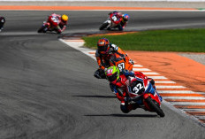 Finish ke-6 di Valencia, Kiandra Ramadhipa Pertahankan Posisi 5 Besar Klasemen Sementara Moto3 Junior 2026