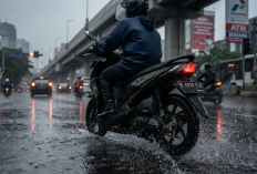 Musim Hujan Tiba, Ban Motor dengan Kembangan Seperti Ini Lebih Aman Dipakai