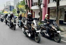 Lady Bikers Surabaya Tampil Stylish di Kegiatan 'ADV160 Ladies Bikers City Ride' Bersama MPM Honda Jatim