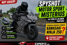 Hot Gosip: Spyshot Motor Sport Misterius Uji Coba di Jalanan Pantura, Benarkah Generasi Terbaru Kawasaki Ninja 250?