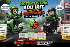 Motor Listrik vs Motor Bensin untuk Ojek Online: Hitungan Biaya Operasional, Lebih Untung Mana?